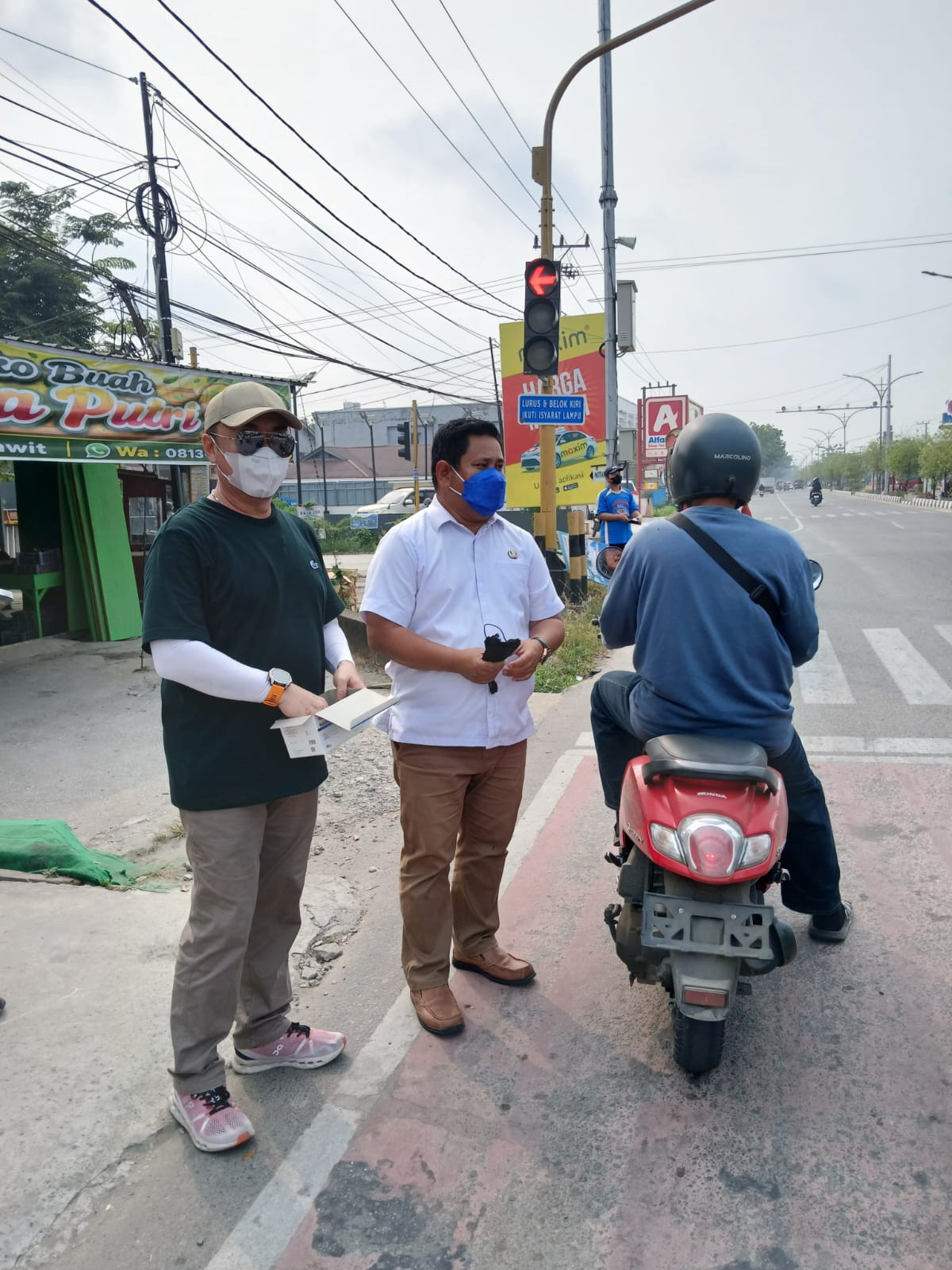 Kegiatan PSMTI BULUNGAN Pembagian masker gratis