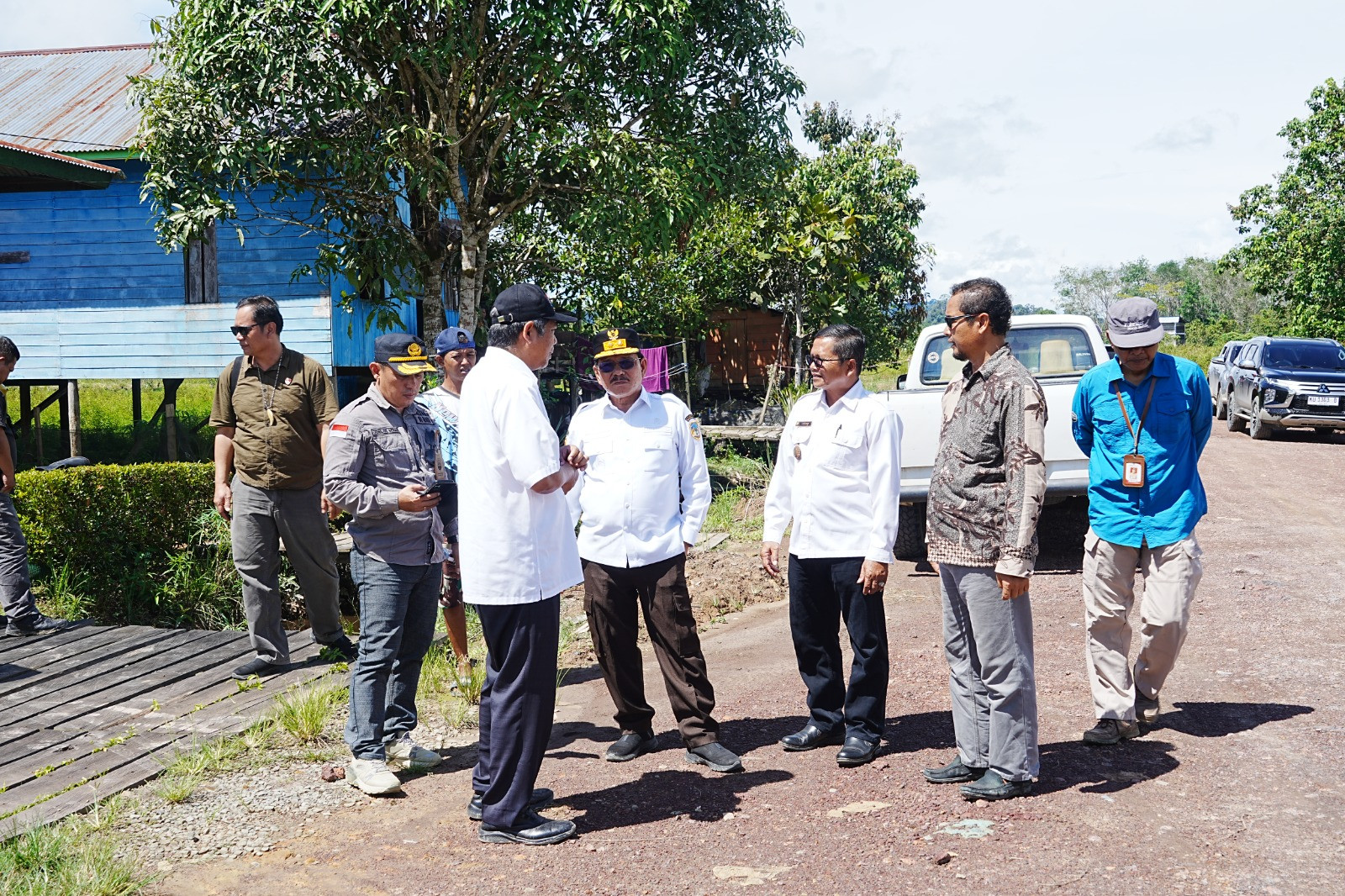 Wagub Tinjau Pembangunan Jalan Malinau, Perkuat Akses dan Ekonomi Masyarakat 