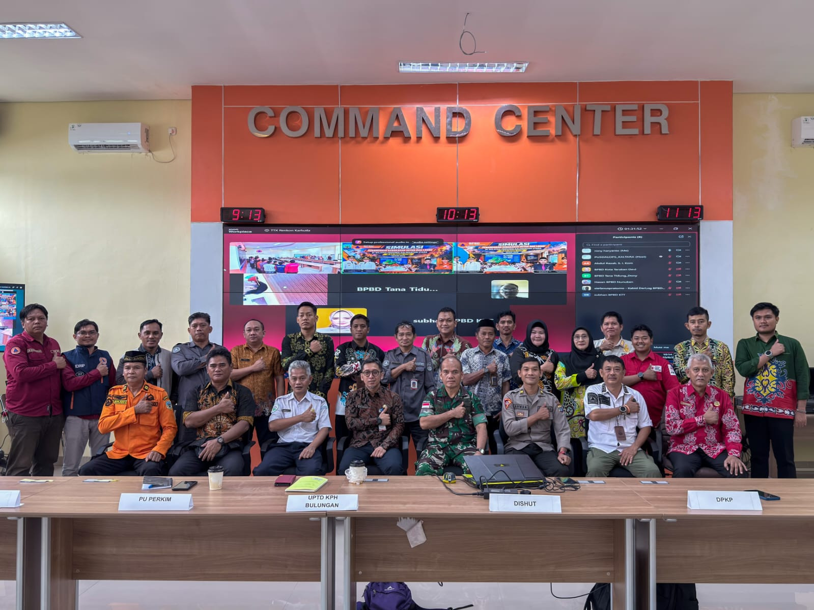 BPBD Kaltara Gelar Simulasi Penanganan Karhutla dan Banjir