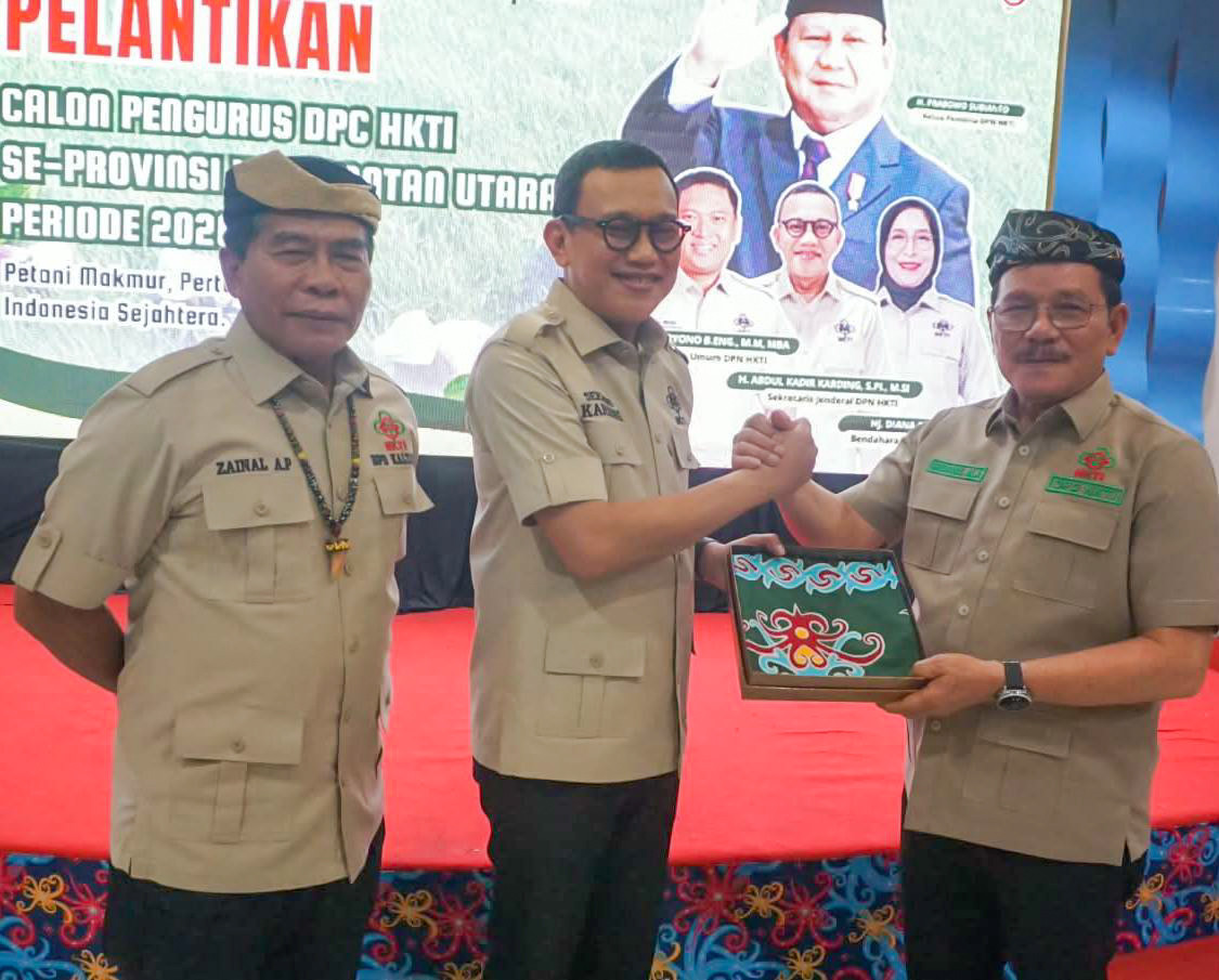  Wagub Pimpin HKTI Bulungan, Dorong Penguatan Sektor Pertanian 