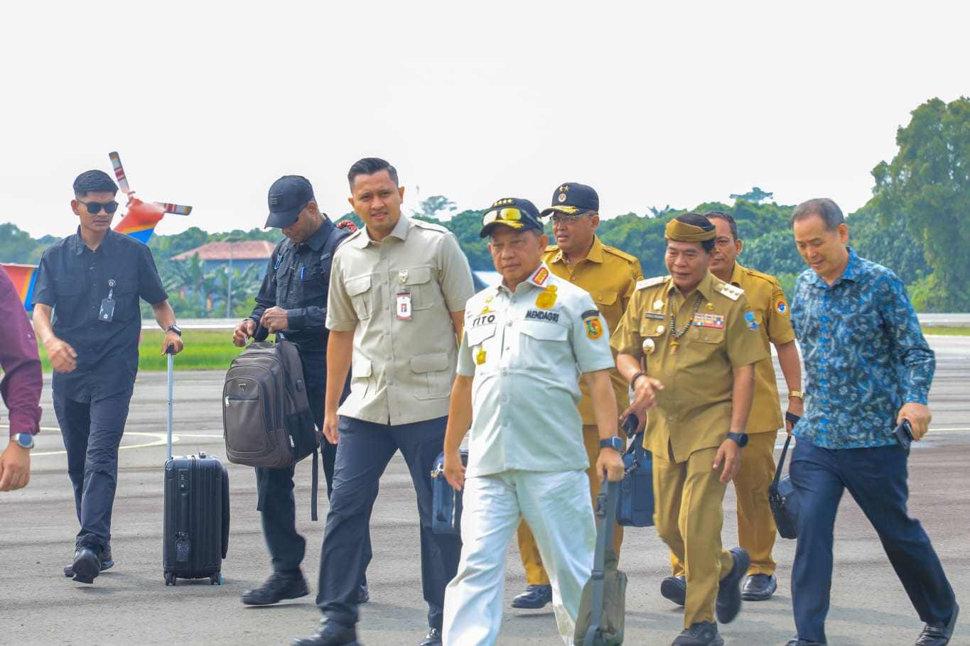 Kunker Perbatasan, Mendagri Tito Karnavian Tiba di Kaltara