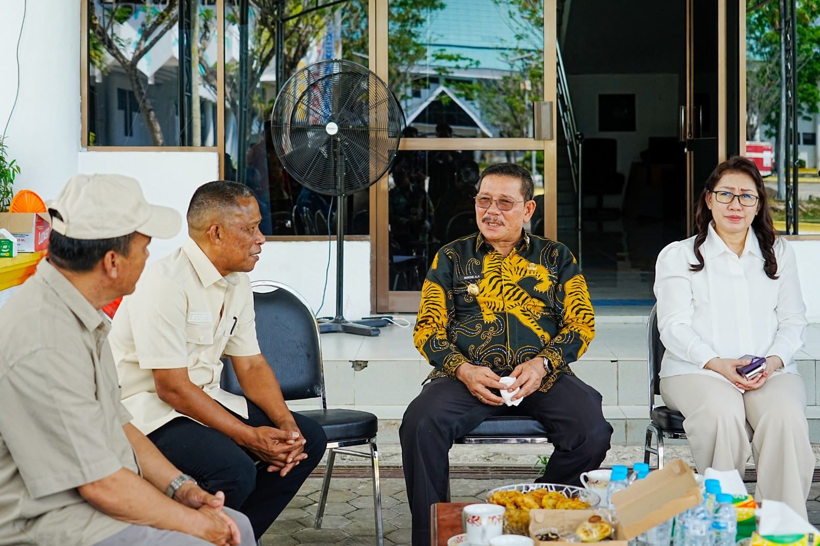 Wagub Tinjau Kantor Bupati Bulungan Pasca Kebakaran, Sampaikan Keprihatinan 